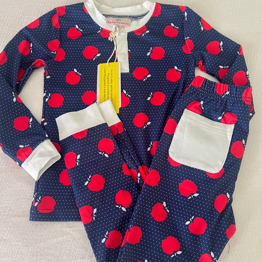 Smockingbird apple print loungewear